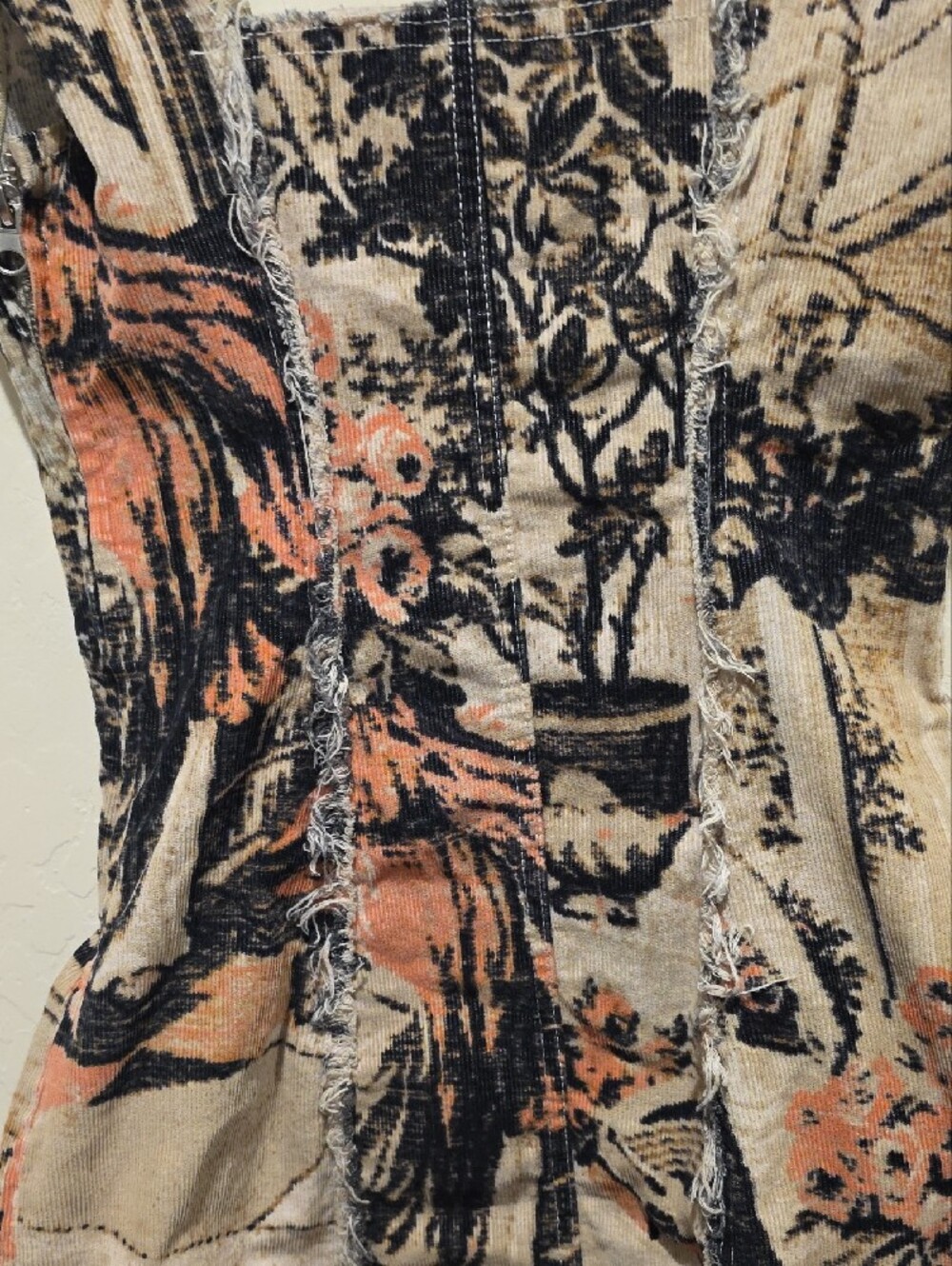 Urban Outfitters Beige & Black Printed Mini Dress - Picture 13 of 13